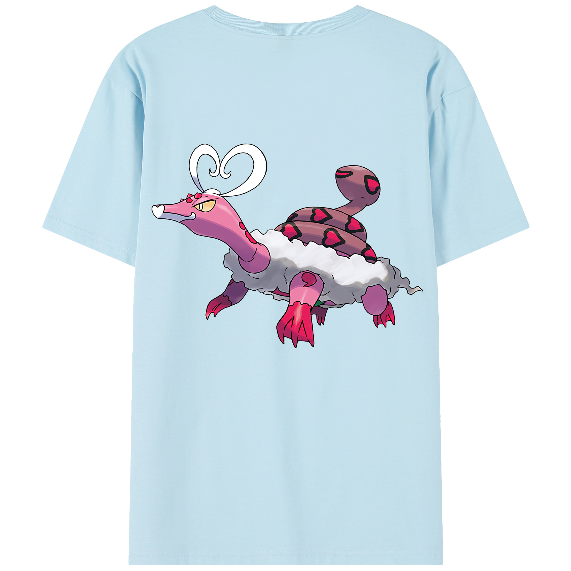 （画像用） ポケットモンスター Pokémon 綿100％半袖Tシャツ（背面プリント）